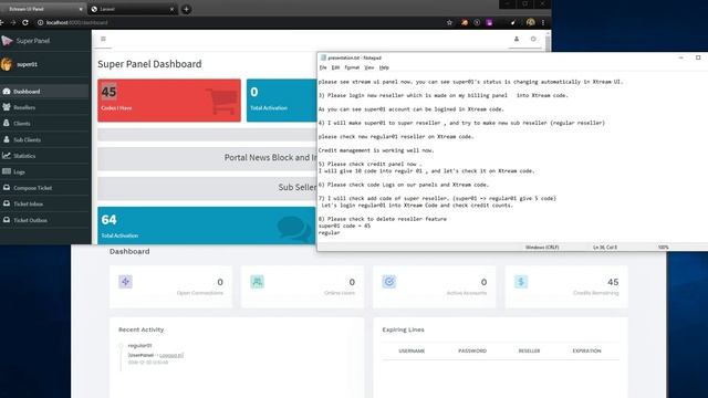 Full Test Presentation of Integration Billing Panel with Xtream UI in Local смотреть онлайн