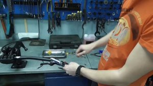 Как укоротить гидролинию тормоза велосипеда. С прокачкой и без.