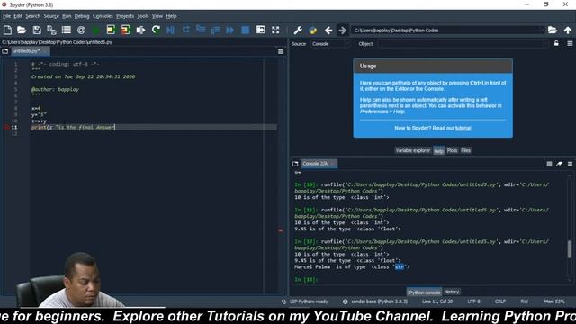 Python Part 6 Converting String to Integer смотреть онлайн