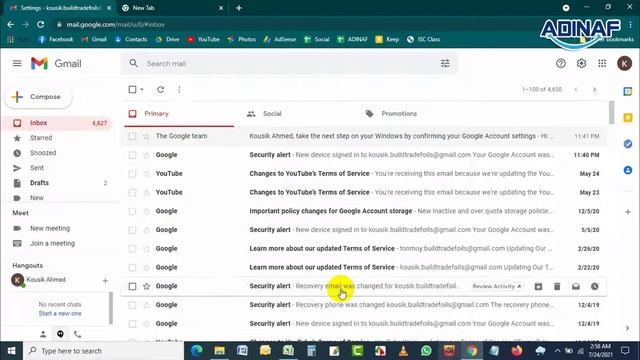 How To Enable Gmail/Google IMAP Settings | Gmail IMAP Settings | IMAP Gmail | ADINAF Orbit