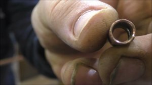 Делаю медные кольца Рашига.