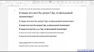 Word Урок 4 Форматирование шрифта