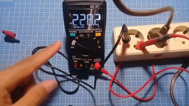 MULTIMETER DIGITAL ZOYI ZT102A смотреть онлайн