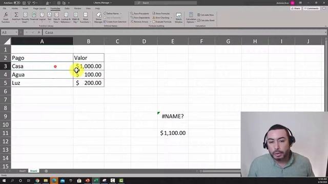 Excel - Como asignarle nombres a Celdas usando el Name Manager Español смотреть онлайн