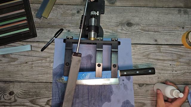 45. Заточка шеф ножа Samura SD 67, абразивы Naniwa Chosera смотреть онлайн