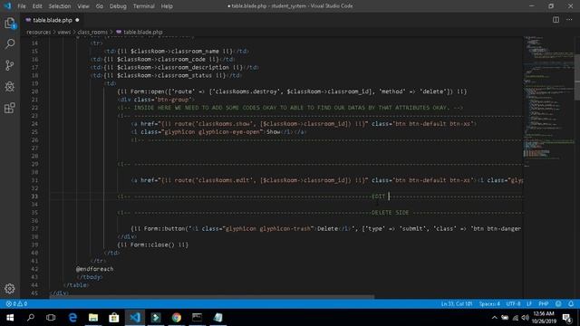 Laravel 6 Student Information System Part 12 ClassRoom CRUD (View, Edit and Delete) Part 2 смотреть онлайн