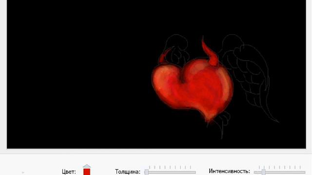 Рисунок в контакте сердечко))) Граффити vkontakte .wmv смотреть онлайн