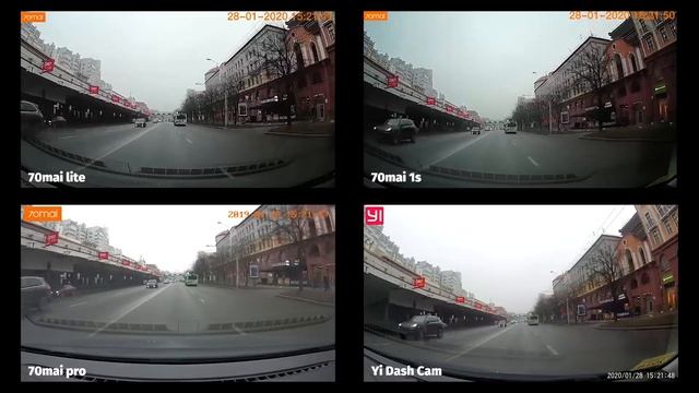 ? Выбираем лучший видеорегистратор Ӏ 70mai Pro vs 70mai 1S vs 70mai Lite vs YI Dash Cam Ӏ СРАВНЕНИЕ смотреть онлайн