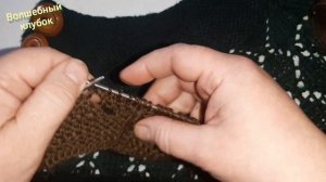 Кепка довязанна. ПЕЛЕРИНА. Вяжем узор. + схема.