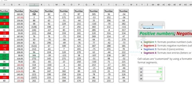 10 Ways to Format Positive & Negative Numbers in Excel Bangla | Custom Number Formatting смотреть онлайн