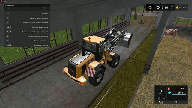 Farming Simulator 17 ➣ Сложный режим • Sosnovka. Часть 336. Кормление и уход за Бурёнками смотреть онлайн