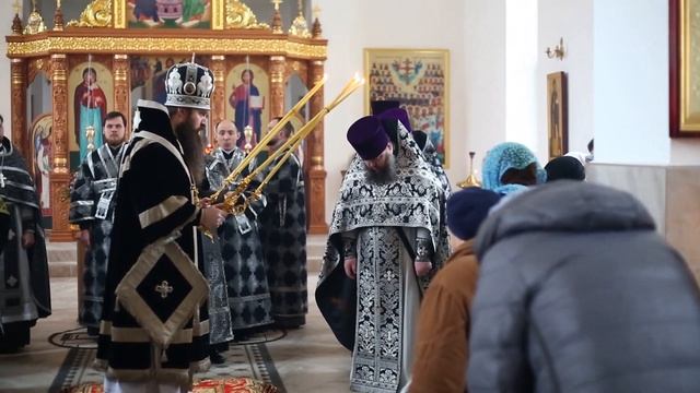 Литургия Преждеосвященных Даров в храме преподобной Евфросинии Полоцкой аг. Пограничный. Мгновения смотреть онлайн