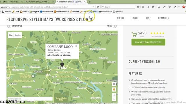 Locate Me Responsive Styled Google Maps WordPress Plugin смотреть онлайн