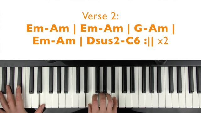 How to play TAKE ME TO CHURCH - Hozier Piano Chords Tutorial смотреть онлайн