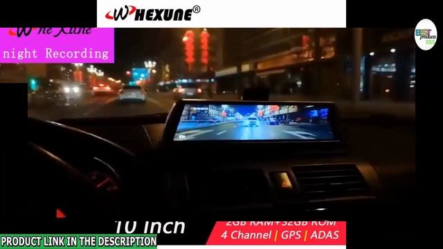 Car DVR WHEXUNE 4G ADAS Dash Board 4 Channel Camera Video Recorder Mirror 10