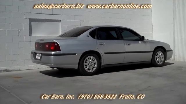 SOLD! - 2001 Chevy Impala LS at Car Barn in Fruita, CO смотреть онлайн
