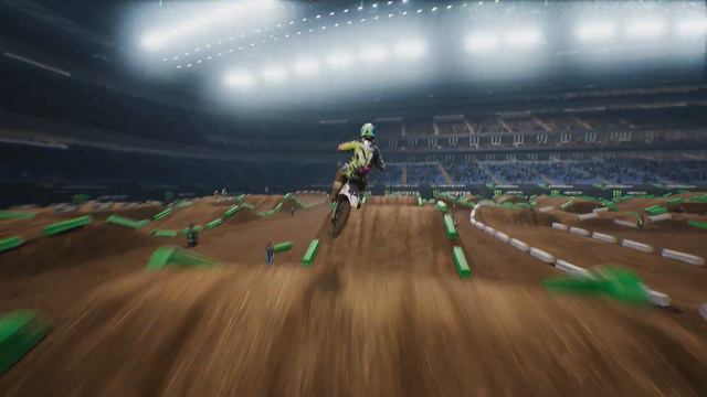 Monster Energy Supercross The Game - The151 Custom Track! смотреть онлайн