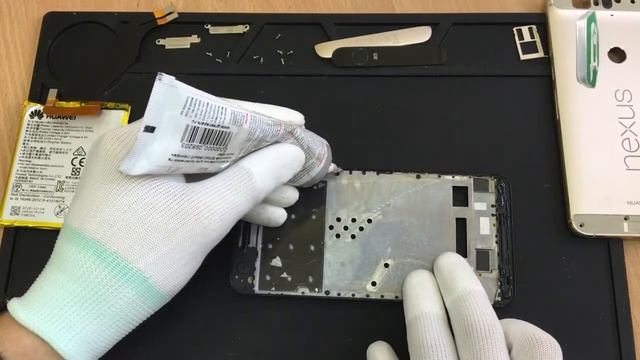 Замена экрана (дисплея) Huawei Nexus 6P. Как разобрать Nexus 6P. смотреть онлайн