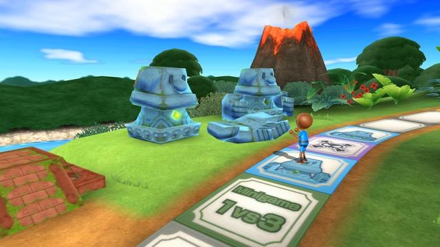 Wii Party Board Game Island MiniGames Spider Man vs Jake vs Sandra vs David Gameplay Master смотреть онлайн