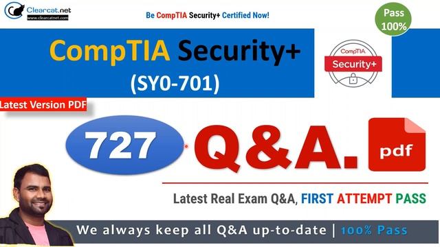 CompTIA Security+ (SY0-601 & 701) Exam Dumps PDF - Best Practice Questions - 100% Pass in First Try смотреть онлайн