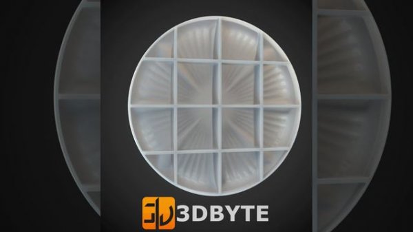 #3dmodel - Round #decor 55 || Круглый декор 55 #3dbyte #3dprint