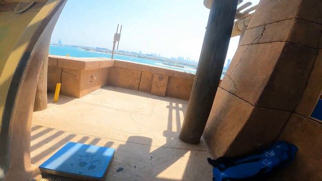 SCARY AquaLoop WaterSlide At Aquaventure Waterpark Dubai