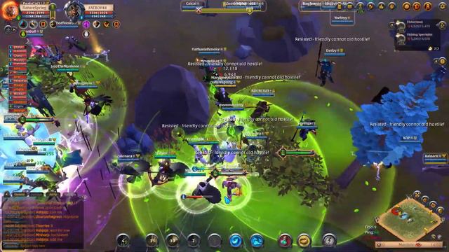 Albion Online East Thetford+BridgeWatch+Lymhurst 3 Way fight Bandit(HEALER POV) смотреть онлайн