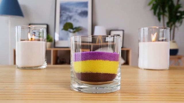 Цветные насыпные свечи ROScandles смотреть онлайн