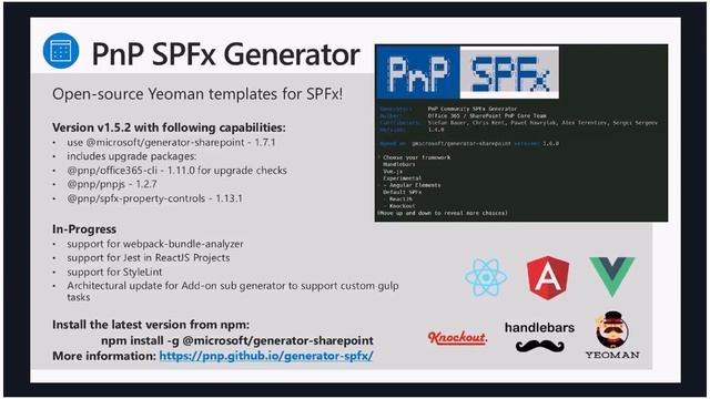 SharePoint PnP - SPFx and JavaScript community call - 20th of December 2018 смотреть онлайн
