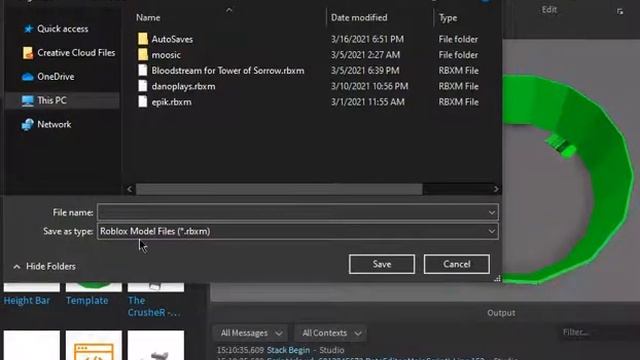 How to save your model as rbxm смотреть онлайн