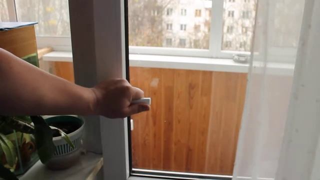 Регулировка балконной защёлки на фурнитуре MACO