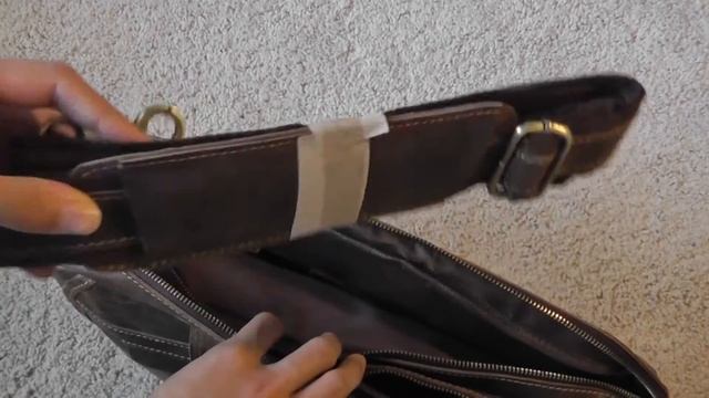 REVIEW: Kattee Leather 16" Laptop Bag Briefcase смотреть онлайн