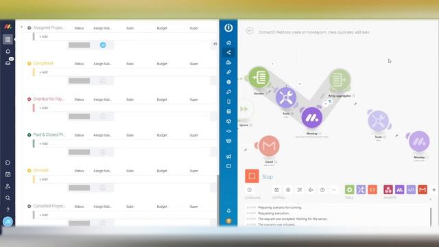 New updates Integromat, WP PHP custom API, Email parsing, integration, automation, plus Monday.com смотреть онлайн