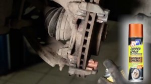 Медная смазка при замене тормозных колодок | Защита от прикипания и сваривания метеллов