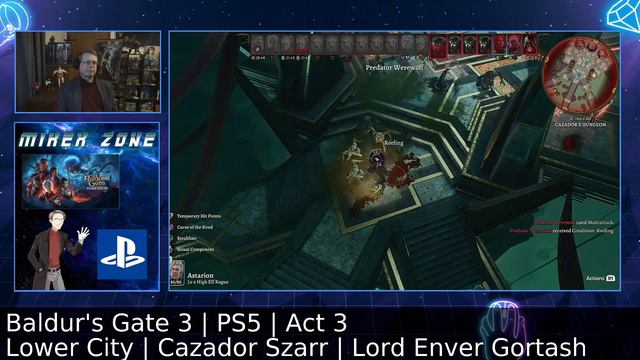 Baldur's Gate 3 | PS5 | Act 3 | Lower City | Cazador Szarr | Lord Enver Gortash смотреть онлайн