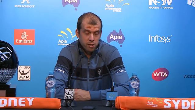 Gilles Muller Press Conference (Final) | Apia International Sydney смотреть онлайн