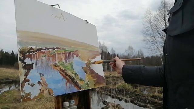 Пейзаж "Весна" смотреть онлайн