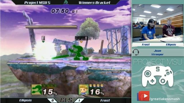 Project MSU 5 Bracket - Ellipsis (Game and Watch) vs. Frost (Lucas) смотреть онлайн