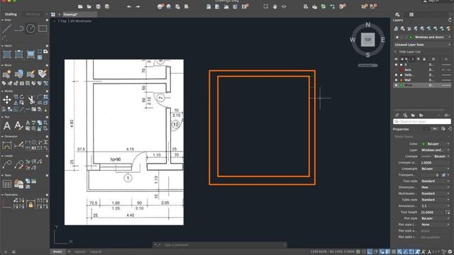 How to draw Walls, Windows, Doors in AutoCAD | Detailed смотреть онлайн