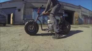 Самодельный мопед   сборка и тест