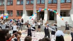 Выпускники начальной школы 4 класс «флешмоб» 2018 - 2019 год