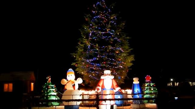 Новогодняя ёлка на пл.Дзержинского.Волгоград. смотреть онлайн