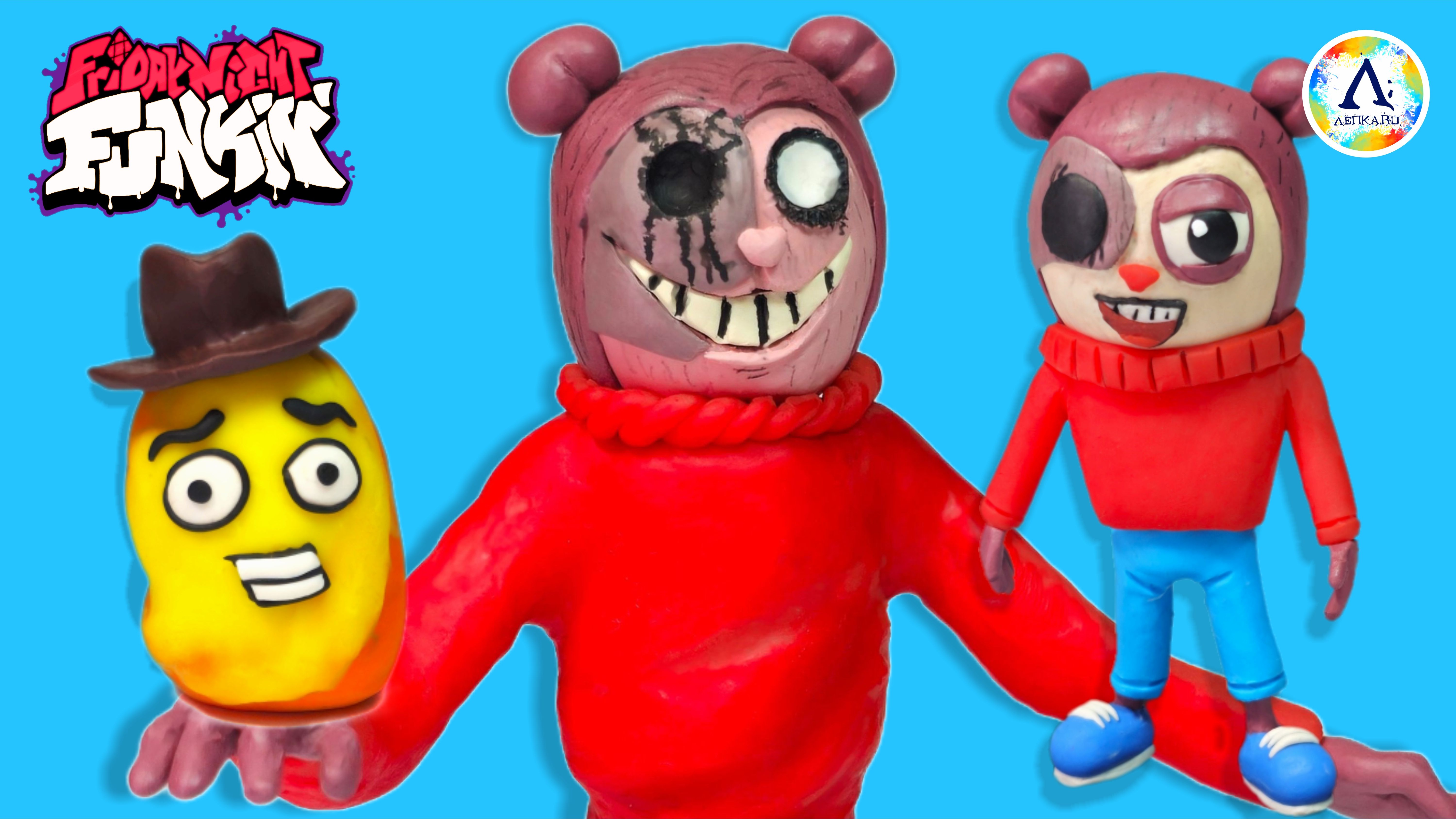 МАКС против НАГГЕТСА TWIDDLEFINGER - из игры Friday Night Funkin / FNF Лепим фигурки из пластилина смотреть онлайн