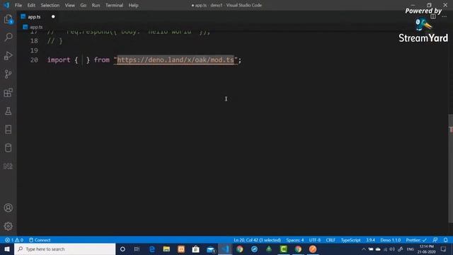 Pair Programming Getting Started with Nodejs and Deno смотреть онлайн