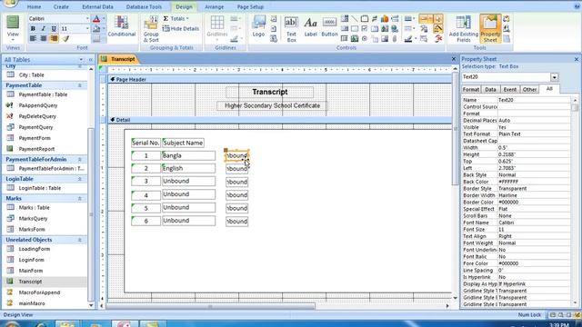 21) Microsoft Access & VBA Bangla Tutorial | How to Prepare Result Sheet in Microsoft Access -Part смотреть онлайн