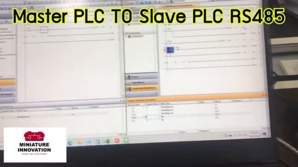 FX3U PLC Master To PLC Slave by MODBUS RS485 : miniature innovation