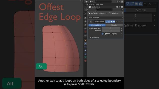 Blender Secrets - 5 Methods for adding Edge Loops (Boundary Protection for Sub D modeling) смотреть онлайн