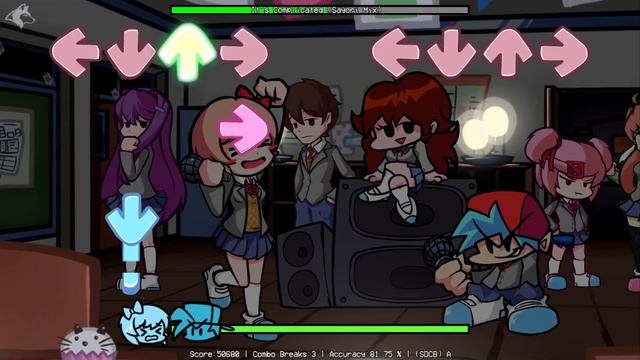 FNF Doki Doki Takeover ~ It's Complicated (Sayori Mix) (vs Sayori) смотреть онлайн