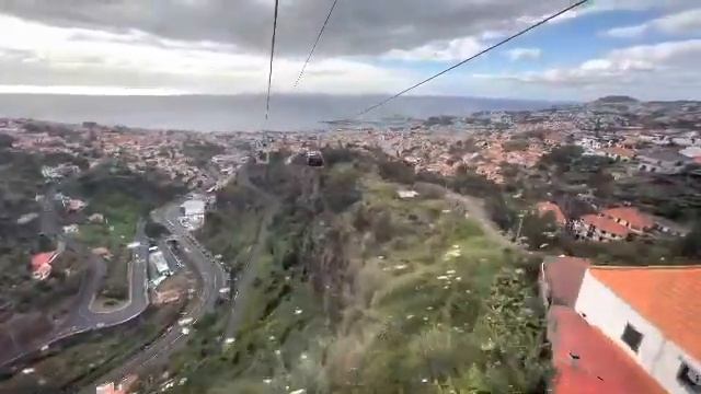 ? Канатная дорога Фуншал Мадейра ? живописная местность остров в Атлантическом океане 19.01.2023