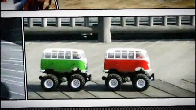 Tamiya Volkswagen Type 2 T1 Wheelie Bus смотреть онлайн